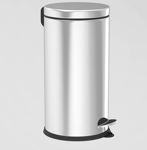 Відро для сміття Palex з педаллю 16 літрів, нержавіюча сталь.